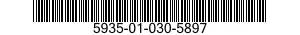 5935-01-030-5897 CONNECTOR,PLUG,ELECTRICAL 5935010305897 010305897