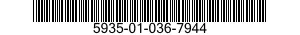 5935-01-036-7944 CONNECTOR,PLUG,ELECTRICAL 5935010367944 010367944