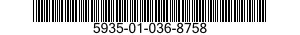 5935-01-036-8758  5935010368758 010368758