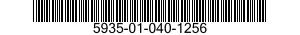 5935-01-040-1256 SOCKET,PLUG-INELECTRONICCOMPON 5935010401256 010401256