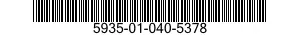 5935-01-040-5378  5935010405378 010405378