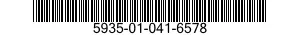 5935-01-041-6578 MOLD,POTTING,ELECTRICAL CONNECTOR 5935010416578 010416578