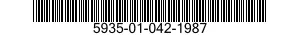 5935-01-042-1987 SHIELD,ELECTRICAL CONNECTOR 5935010421987 010421987