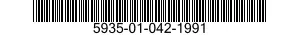 5935-01-042-1991 ADAPTER,CABLE CLAMP TO CONNECTOR 5935010421991 010421991