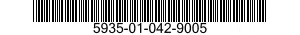 5935-01-042-9005 RETAINER,ELECTRICAL CONNECTOR 5935010429005 010429005