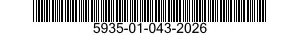 5935-01-043-2026 GUARD,ELECTRICAL CONNECTOR 5935010432026 010432026