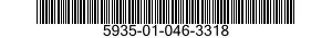 5935-01-046-3318 CONNECTOR,RECEPTACLE,ELECTRICAL 5935010463318 010463318