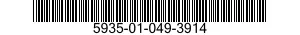 5935-01-049-3914 CONNECTOR,PLUG,ELECTRICAL 5935010493914 010493914