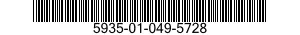 5935-01-049-5728 CONNECTOR,RECEPTACLE,ELECTRICAL 5935010495728 010495728