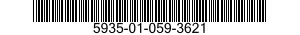 5935-01-059-3621 CONNECTOR,RECEPTACLE,ELECTRICAL 5935010593621 010593621