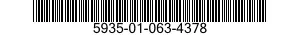5935-01-063-4378 SOCKET,PLUG-IN ELECTRONIC COMPON 5935010634378 010634378