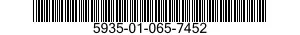 5935-01-065-7452 CONNECTOR,PLUG,ELECTRICAL 5935010657452 010657452