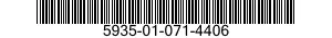 5935-01-071-4406 PLATE,RETAINING,ELECTRICAL CONNECTOR 5935010714406 010714406