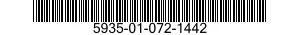 5935-01-072-1442 CONNECTOR,RECEPTACLE,ELECTRICAL 5935010721442 010721442