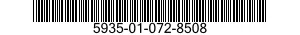 5935-01-072-8508 CONNECTOR,PLUG,ELECTRICAL 5935010728508 010728508