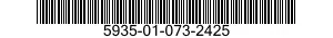 5935-01-073-2425 POLARIZING KEY,ELECTRICAL CONNECTOR 5935010732425 010732425