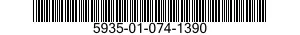 5935-01-074-1390 PLATE,RETAINING,ELECTRICAL CONNECTOR 5935010741390 010741390