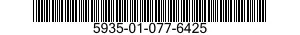 5935-01-077-6425 CONNECTOR,PLUG,ELECTRICAL 5935010776425 010776425