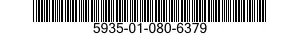 5935-01-080-6379 SHELL,ELECTRICAL CONNECTOR 5935010806379 010806379