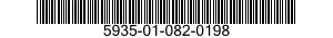 5935-01-082-0198 CONNECTOR,RECEPTACLE,ELECTRICAL 5935010820198 010820198