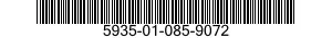5935-01-085-9072 CONNECTOR,RECEPTACLE,ELECTRICAL 5935010859072 010859072