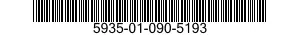 5935-01-090-5193 PLATE,RETAINING,ELECTRICAL CONNECTOR 5935010905193 010905193