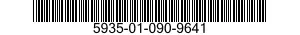5935-01-090-9641 CONNECTOR,PLUG,ELECTRICAL 5935010909641 010909641