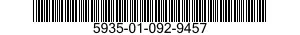 5935-01-092-9457 CONNECTOR BODY,PLUG,ELECTRICAL 5935010929457 010929457