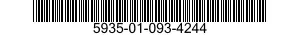 5935-01-093-4244  5935010934244 010934244