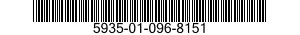 5935-01-096-8151 BRACKET,ELECTRICAL CONNECTOR 5935010968151 010968151
