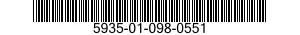 5935-01-098-0551  5935010980551 010980551