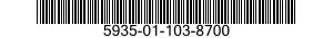 5935-01-103-8700 PLATE,RETAINING,ELECTRICAL CONNECTOR 5935011038700 011038700