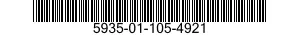 5935-01-105-4921 CONNECTOR,PLUG,ELECTRICAL 5935011054921 011054921