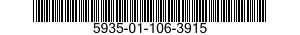 5935-01-106-3915 CONNECTOR,RECEPTACLE,ELECTRICAL 5935011063915 011063915