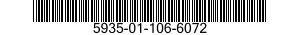 5935-01-106-6072 CONNECTOR,PLUG,ELECTRICAL 5935011066072 011066072