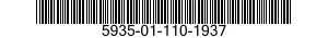 5935-01-110-1937 CONNECTOR,PLUG,ELECTRICAL 5935011101937 011101937