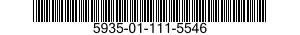 5935-01-111-5546 SOCKET,PLUG-IN ELECTRONIC COMPONENTS 5935011115546 011115546