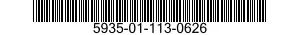 5935-01-113-0626 CONNECTOR,RECEPTACLE,ELECTRICAL 5935011130626 011130626