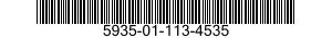 5935-01-113-4535 CONNECTOR,RECEPTACLE,ELECTRICAL 5935011134535 011134535