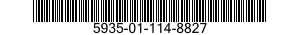 5935-01-114-8827 CONNECTOR,PLUG,ELECTRICAL 5935011148827 011148827