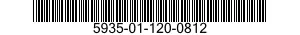 5935-01-120-0812 CONNECTOR,PLUG,ELECTRICAL 5935011200812 011200812