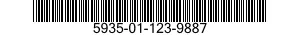 5935-01-123-9887 CONNECTOR,PLUG,ELECTRICAL 5935011239887 011239887