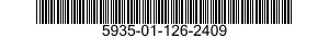 5935-01-126-2409 CONNECTOR,PLUG,ELECTRICAL 5935011262409 011262409