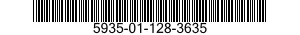 5935-01-128-3635 CONNECTOR,PLUG,ELECTRICAL 5935011283635 011283635