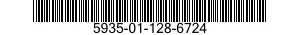 5935-01-128-6724 CONNECTOR,PLUG,ELECTRICAL 5935011286724 011286724