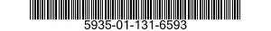 5935-01-131-6593 CONNECTOR,PLUG,ELECTRICAL 5935011316593 011316593