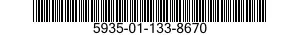 5935-01-133-8670 CONNECTOR,RECEPTACLE,ELECTRICAL 5935011338670 011338670