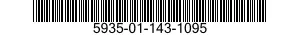 5935-01-143-1095 ADAPTER,CABLE CLAMP TO CONNECTOR 5935011431095 011431095