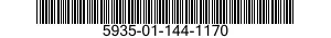 5935-01-144-1170 ADAPTER,CABLE CLAMP TO CONNECTOR 5935011441170 011441170