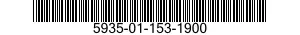 5935-01-153-1900 SOCKET,PLUG-IN ELECTRONIC COMPONENTS 5935011531900 011531900
